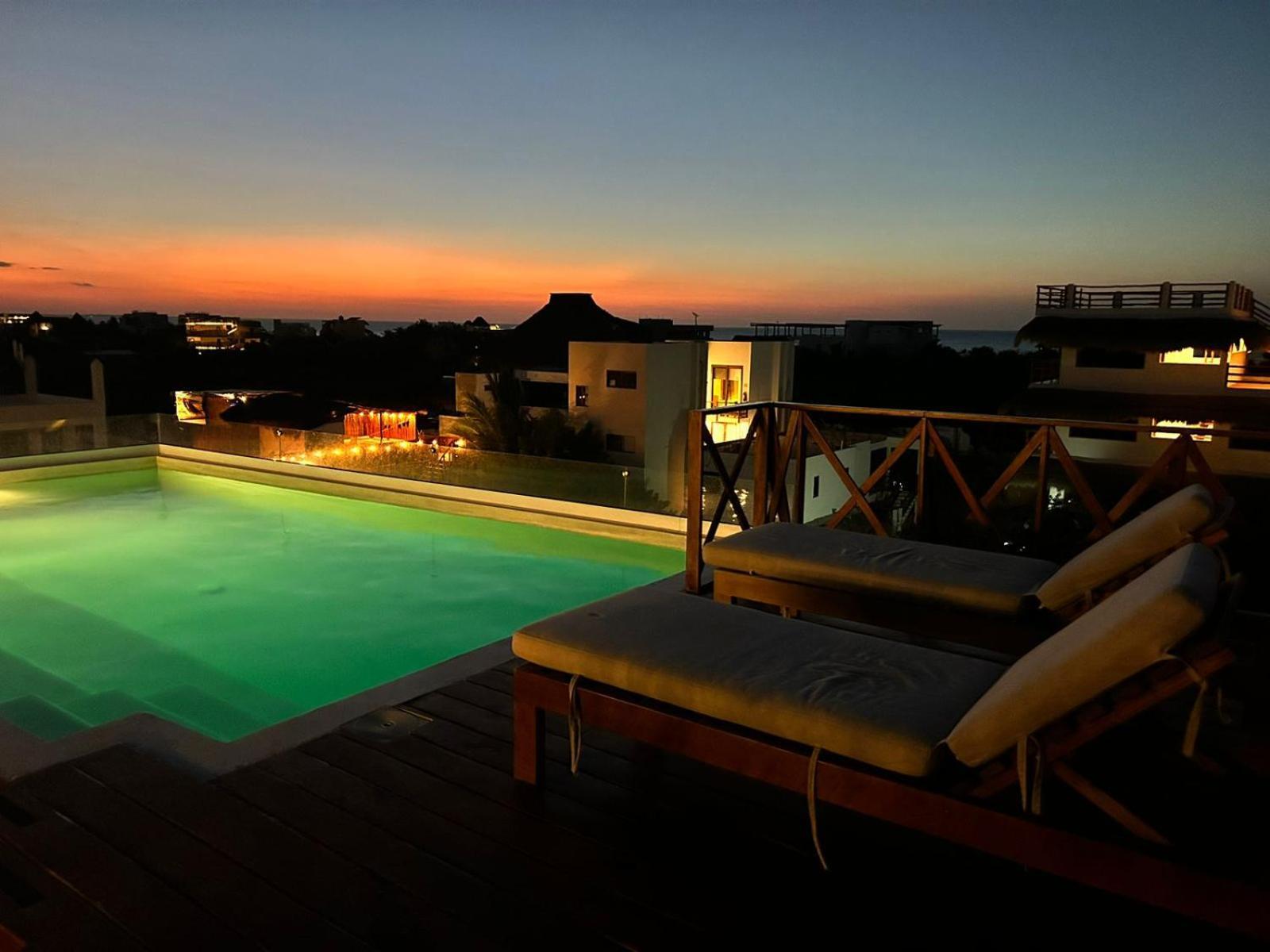 Sunsteps Casa Holbox Apartment Bagian luar foto