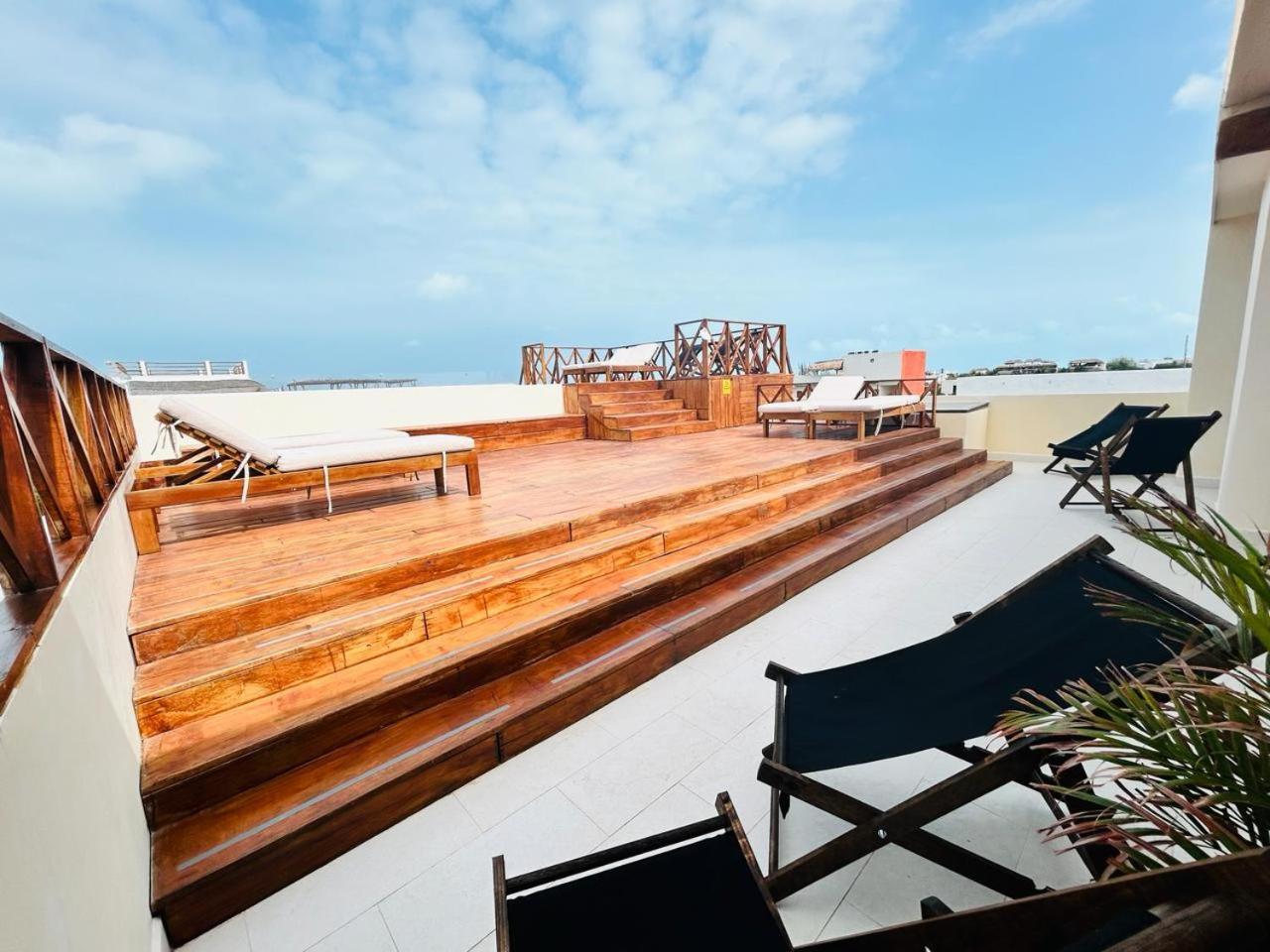 Sunsteps Casa Holbox Apartment Bagian luar foto