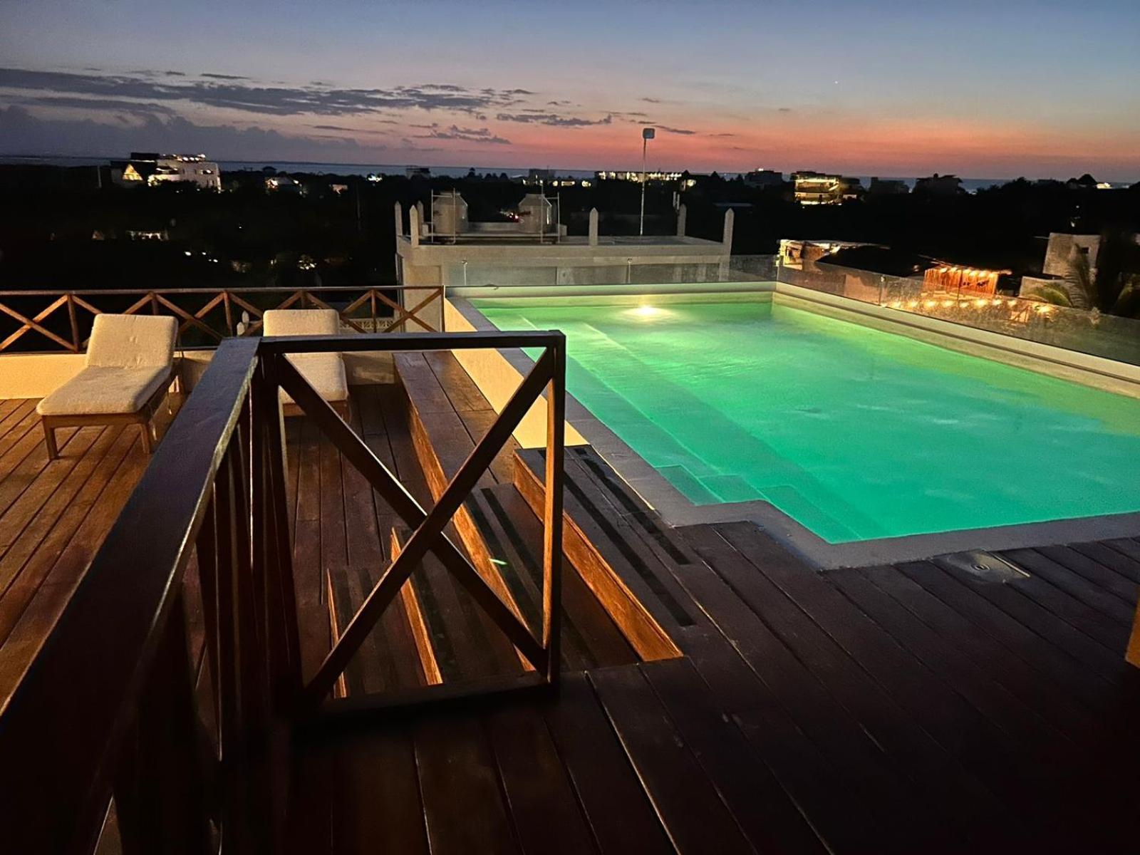 Sunsteps Casa Holbox Apartment Bagian luar foto