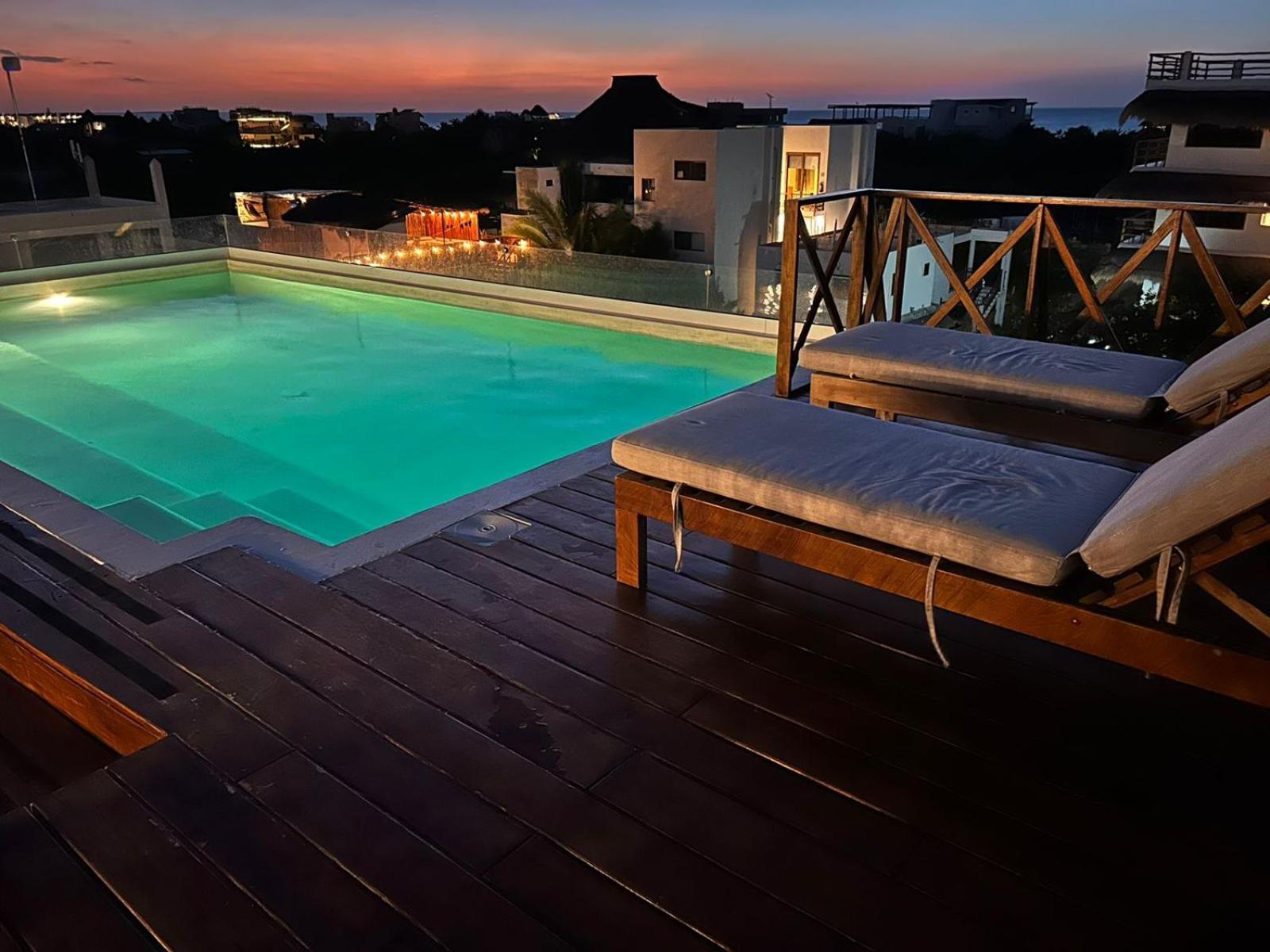 Sunsteps Casa Holbox Apartment Bagian luar foto
