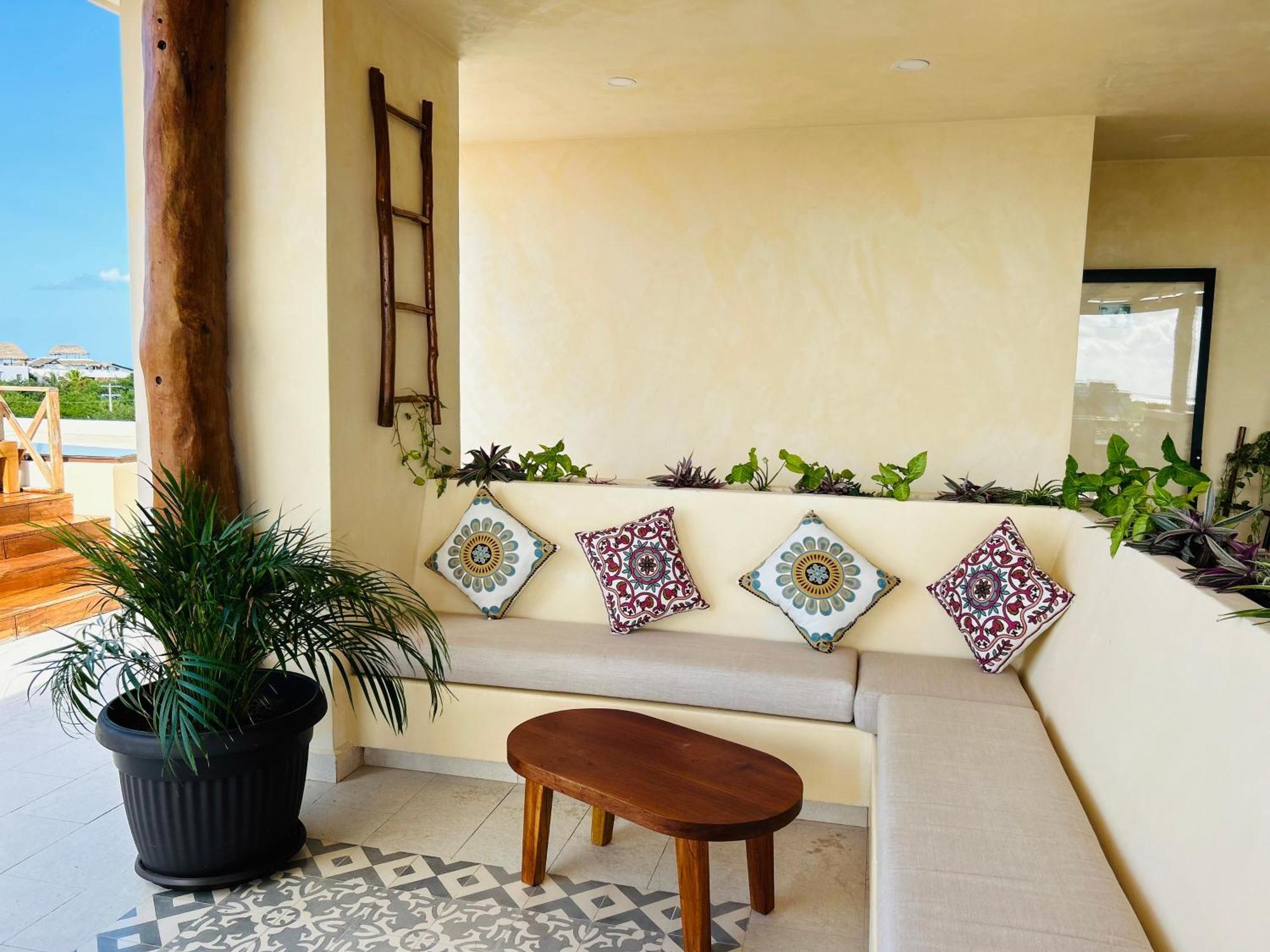 Sunsteps Casa Holbox Apartment Bagian luar foto