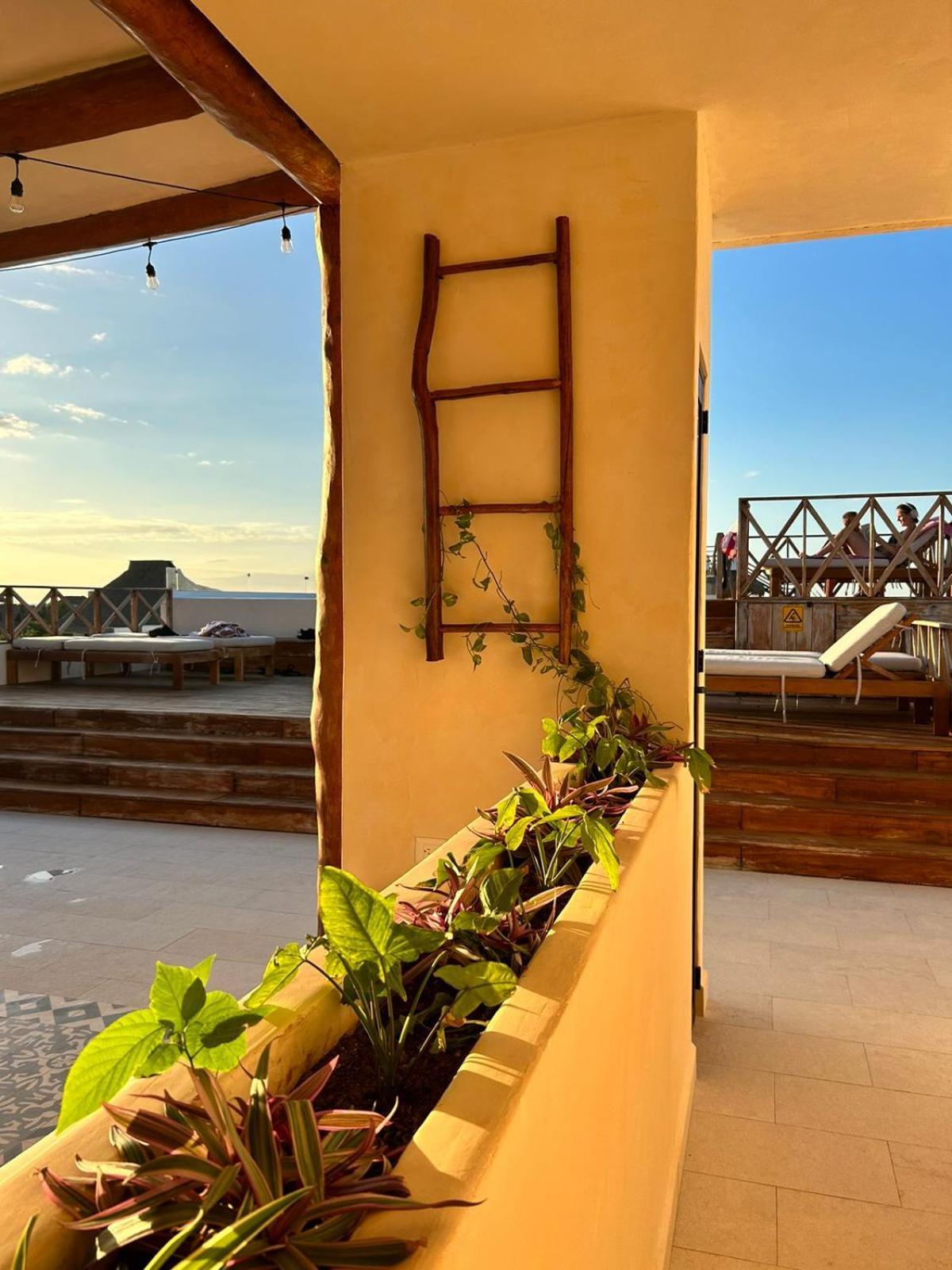 Sunsteps Casa Holbox Apartment Bagian luar foto