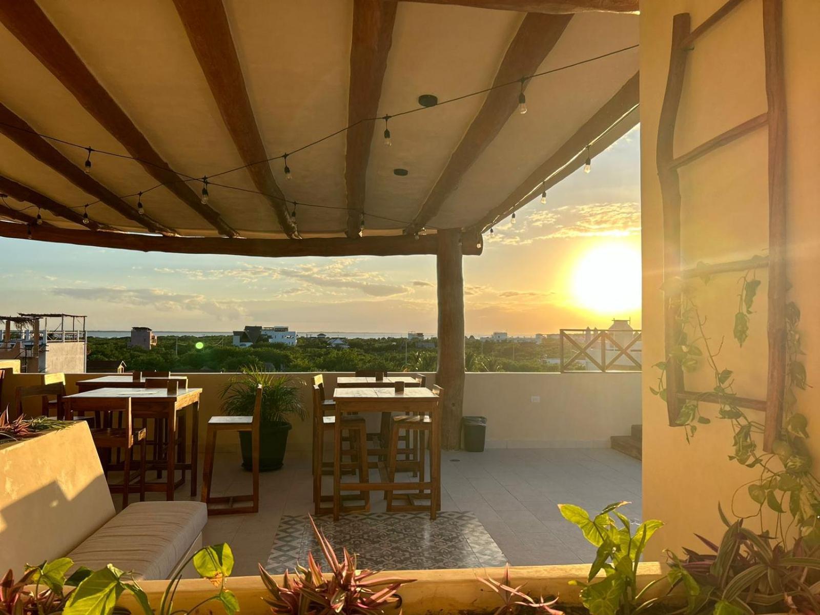 Sunsteps Casa Holbox Apartment Bagian luar foto