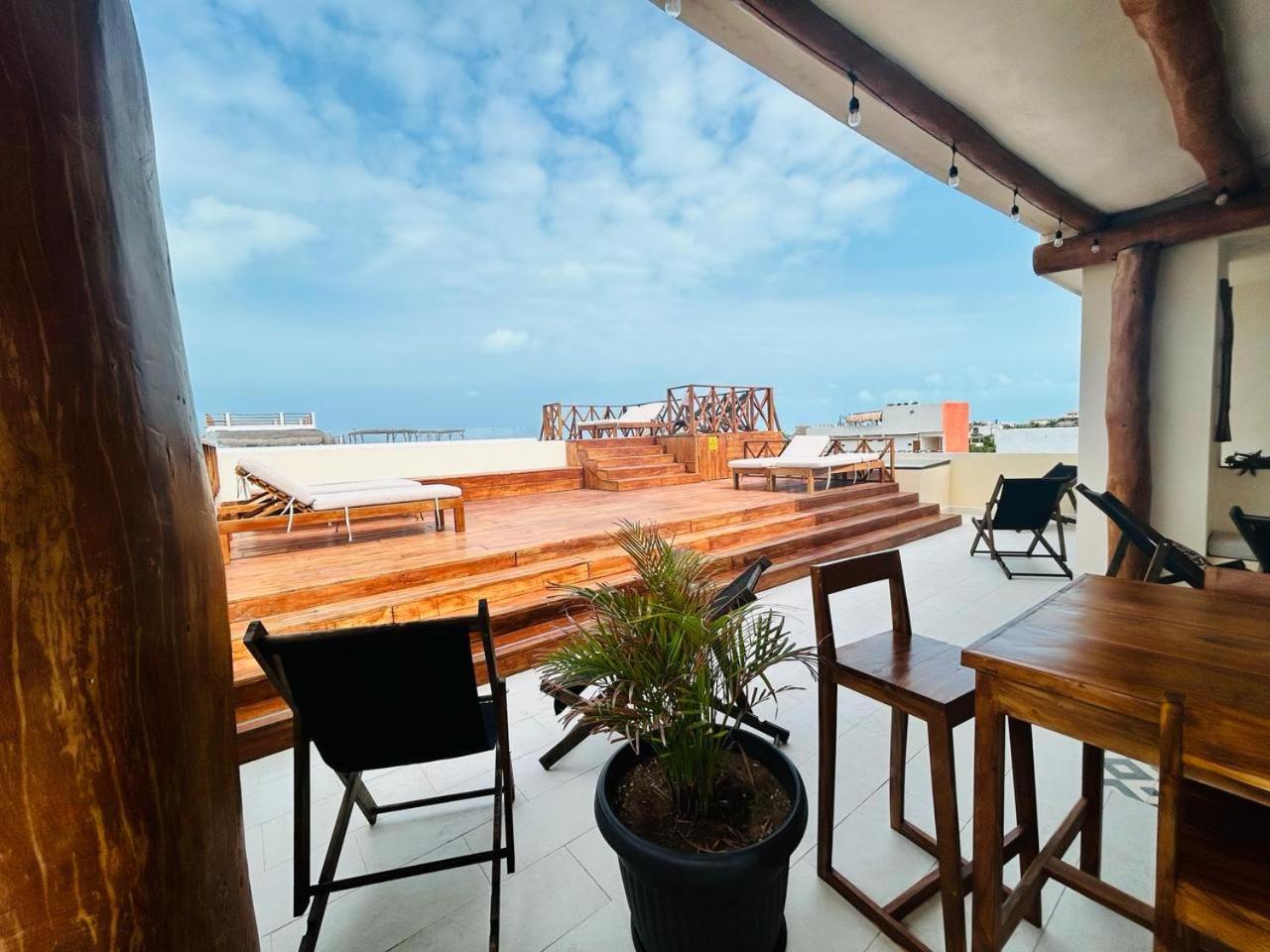 Sunsteps Casa Holbox Apartment Bagian luar foto